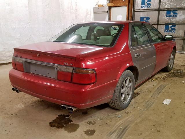 1G6KS54Y03U281989 - 2003 CADILLAC SEVILLE SL RED photo 4