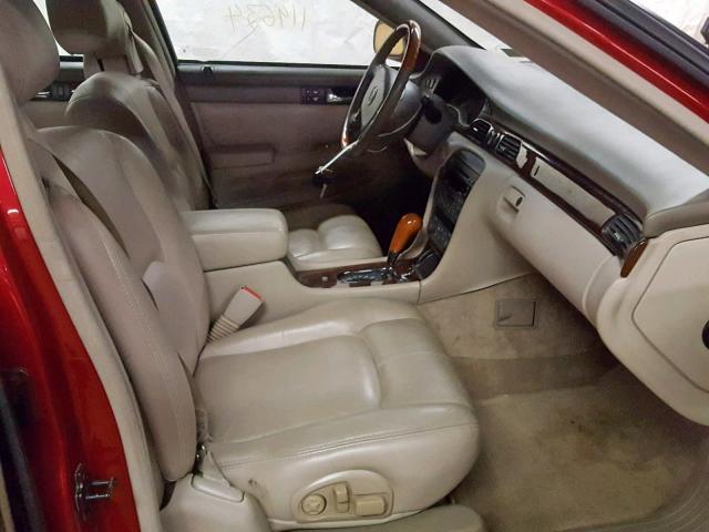 1G6KS54Y03U281989 - 2003 CADILLAC SEVILLE SL RED photo 5