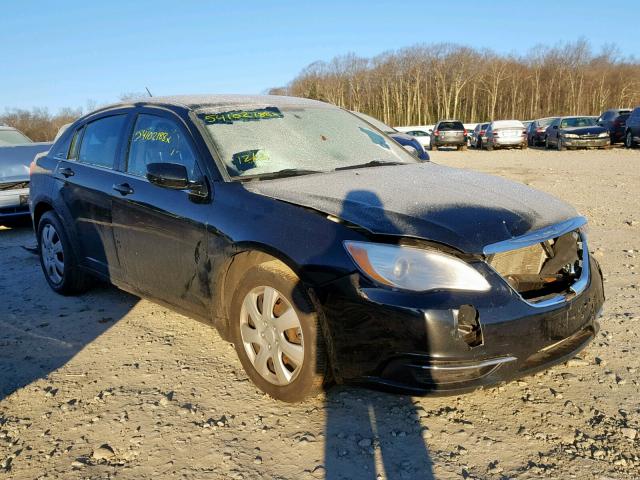 1C3CCBAB7CN274002 - 2012 CHRYSLER 200 LX BLACK photo 1