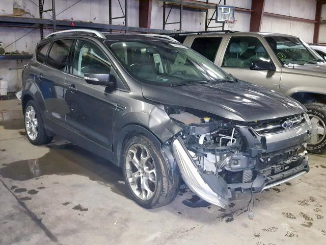 1FMCU9J90EUB30195 - 2014 FORD ESCAPE TIT GRAY photo 1