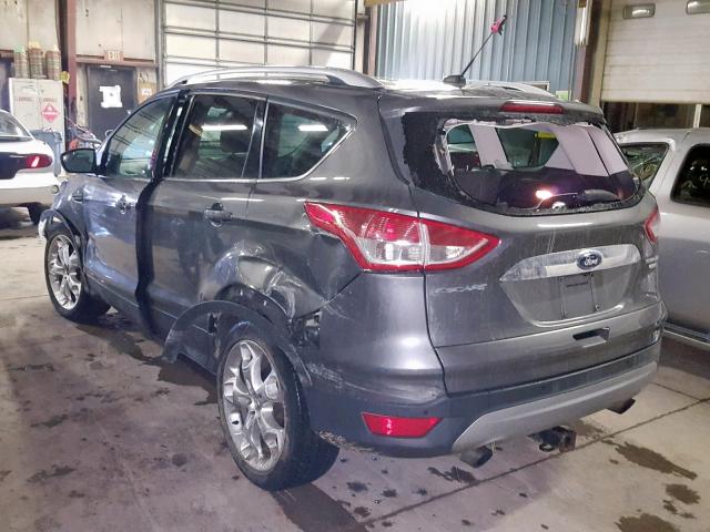 1FMCU9J90EUB30195 - 2014 FORD ESCAPE TIT GRAY photo 3