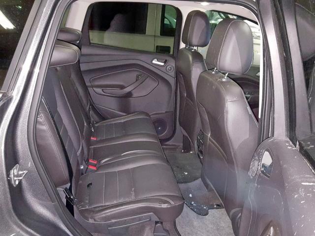 1FMCU9J90EUB30195 - 2014 FORD ESCAPE TIT GRAY photo 6