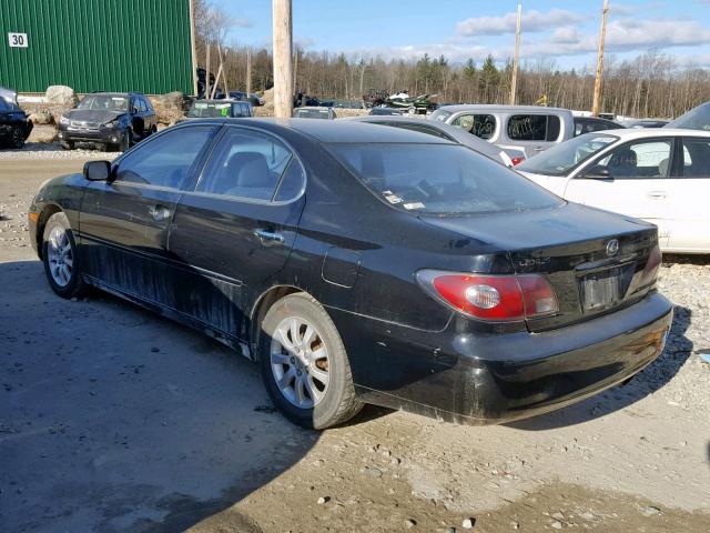 JTHBF30G620084669 - 2002 LEXUS ES 300 BLACK photo 3