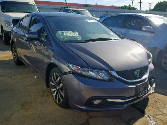 19XFB2F96FE242779 - 2015 HONDA CIVIC EXL CHARCOAL photo 1