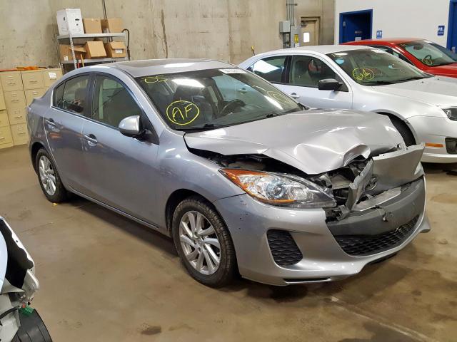 JM1BL1W78C1596144 - 2012 MAZDA 3 I GRAY photo 1