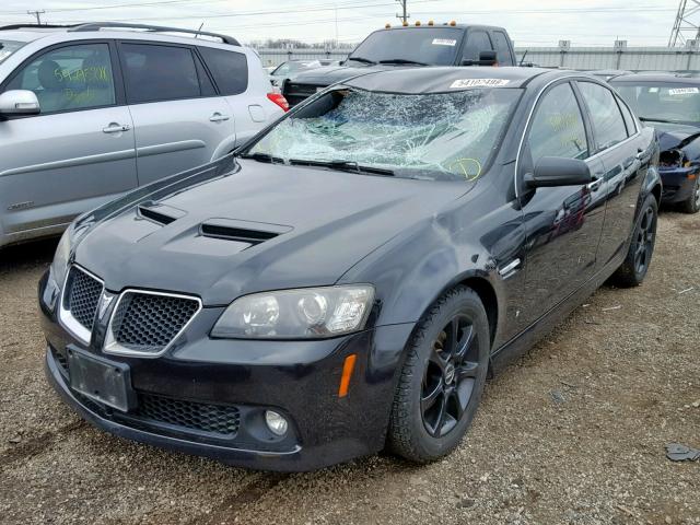 6G2EC57Y18L139299 - 2008 PONTIAC G8 GT BLACK photo 2