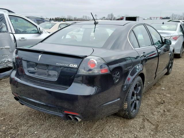 6G2EC57Y18L139299 - 2008 PONTIAC G8 GT BLACK photo 4