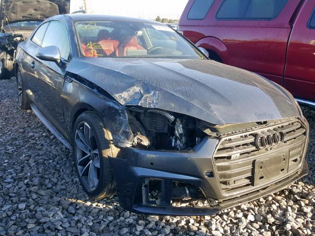 WAUR4AF55JA034707 - 2018 AUDI S5 PRESTIG GRAY photo 1