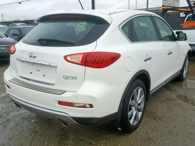 JN1BJ0RP6HM389949 - 2017 INFINITI QX50 WHITE photo 4