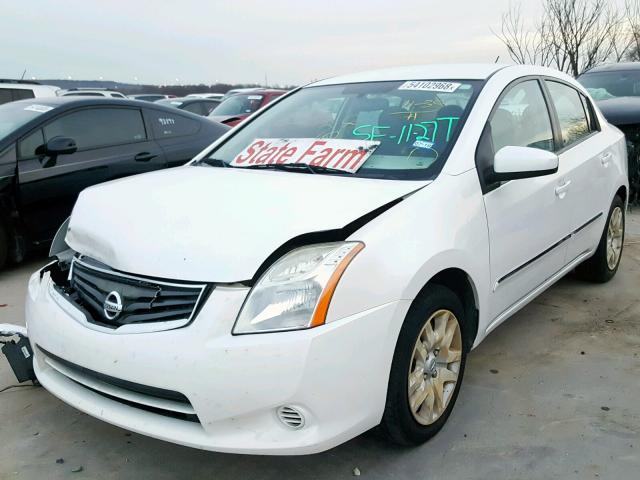 3N1AB6AP3BL666050 - 2011 NISSAN SENTRA 2.0 WHITE photo 2