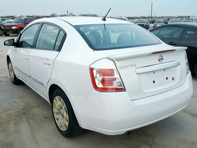 3N1AB6AP3BL666050 - 2011 NISSAN SENTRA 2.0 WHITE photo 3