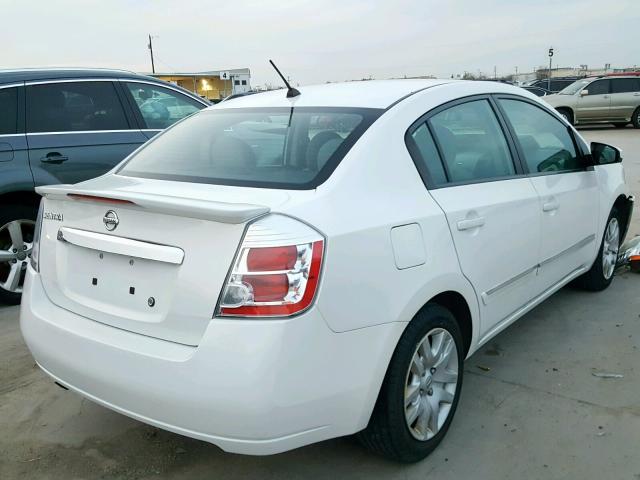 3N1AB6AP3BL666050 - 2011 NISSAN SENTRA 2.0 WHITE photo 4