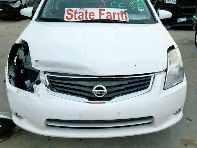 3N1AB6AP3BL666050 - 2011 NISSAN SENTRA 2.0 WHITE photo 7