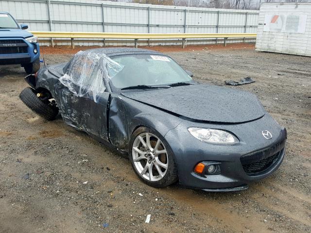 JM1NC2PF8E0234851 - 2014 MAZDA MX-5 MIATA GRAY photo 1