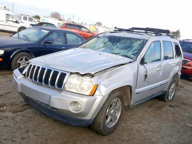 1J4HS58N85C731687 - 2005 JEEP GRAND CHER SILVER photo 2