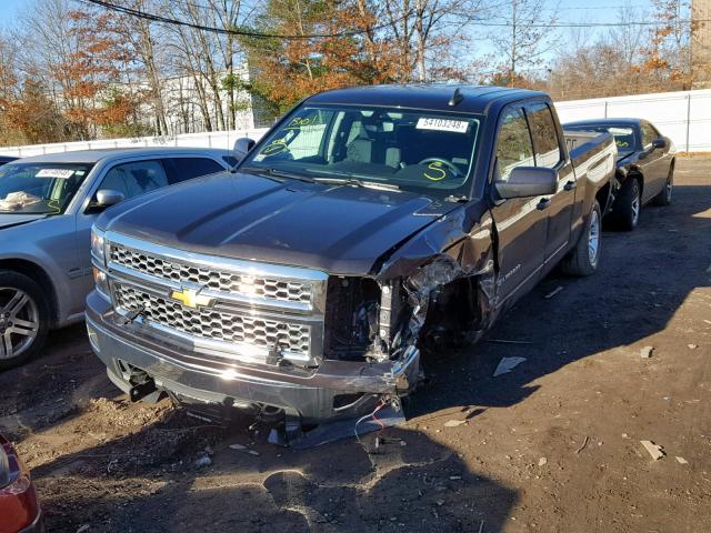 1GCVKREC8FZ280231 - 2015 CHEVROLET SILVERADO CHARCOAL photo 2