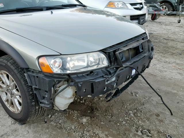 YV4SZ592971278266 - 2007 VOLVO XC70 GRAY photo 9