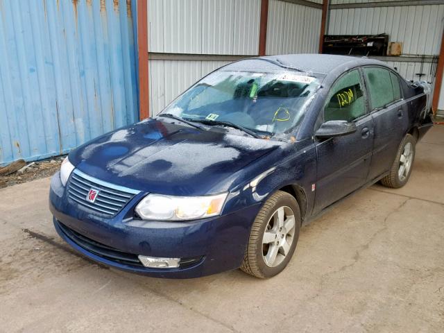 1G8AL55F57Z125310 - 2007 SATURN ION LEVEL BLUE photo 2