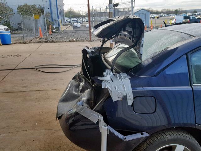 1G8AL55F57Z125310 - 2007 SATURN ION LEVEL BLUE photo 9