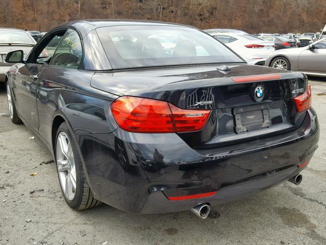 WBA3T7C56G5A38463 - 2016 BMW 435 XI BLACK photo 3