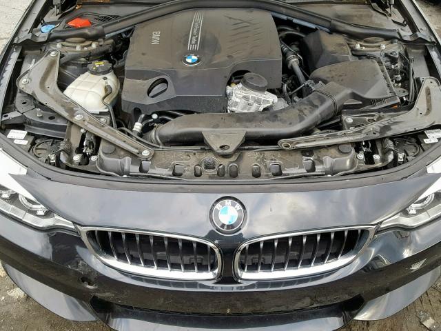 WBA3T7C56G5A38463 - 2016 BMW 435 XI BLACK photo 7