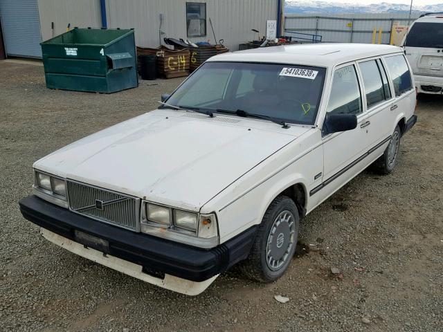 YV1FA8853K2194367 - 1989 VOLVO 740 GL WHITE photo 2