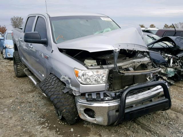 5TFDV54188X081352 - 2008 TOYOTA TUNDRA CRE SILVER photo 1