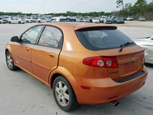 KL5JJ66Z75K156080 - 2005 SUZUKI RENO LX ORANGE photo 3