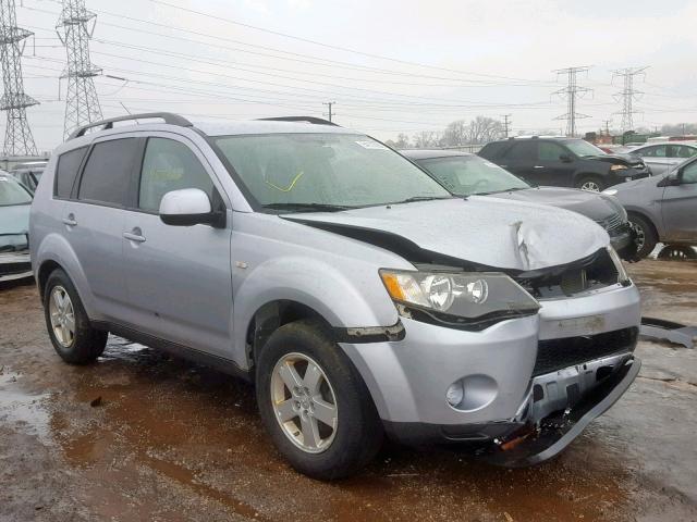 JA4LT21W38Z004953 - 2008 MITSUBISHI OUTLANDER SILVER photo 1