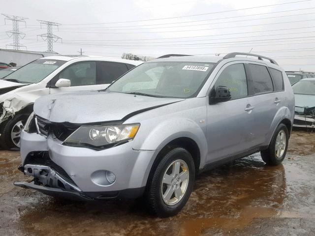 JA4LT21W38Z004953 - 2008 MITSUBISHI OUTLANDER SILVER photo 2