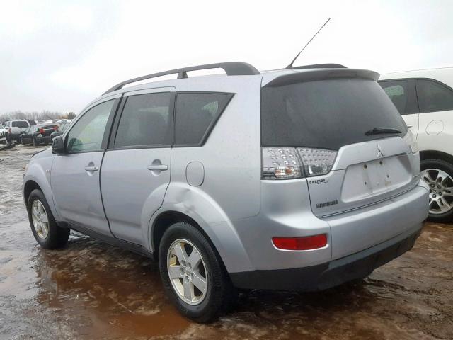 JA4LT21W38Z004953 - 2008 MITSUBISHI OUTLANDER SILVER photo 3