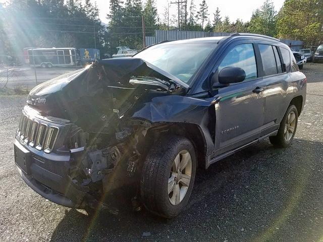 1C4NJDBB2GD617539 - 2016 JEEP COMPASS SP 蓝色 照片 2