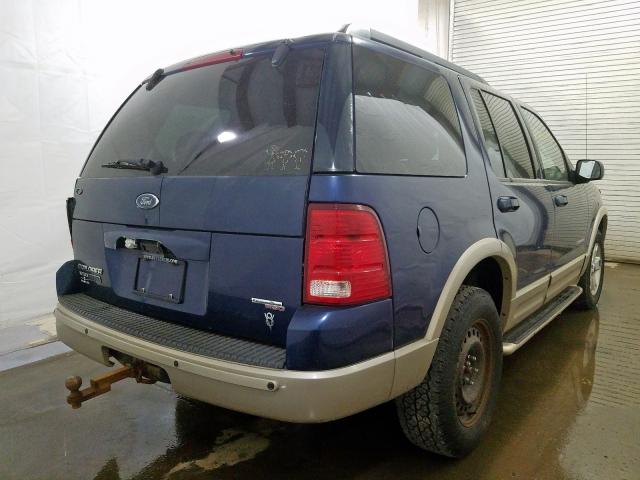 1FMDU64W75UA10432 - 2005 FORD EXPLORER E BLUE photo 4