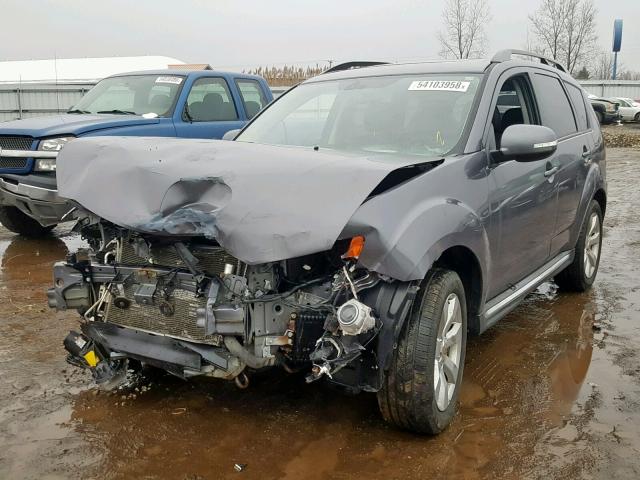 JA4JS4AX2AZ003457 - 2010 MITSUBISHI OUTLANDER GRAY photo 2