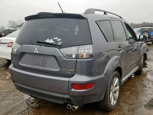 JA4JS4AX2AZ003457 - 2010 MITSUBISHI OUTLANDER GRAY photo 4