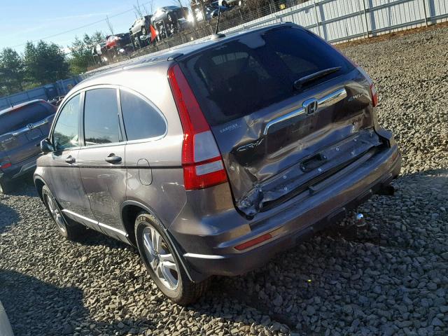 5J6RE4H71BL046806 - 2011 HONDA CR-V EXL GRAY photo 3