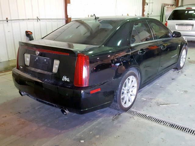 1G6DX67D670120407 - 2007 CADILLAC STS-V BLACK photo 4