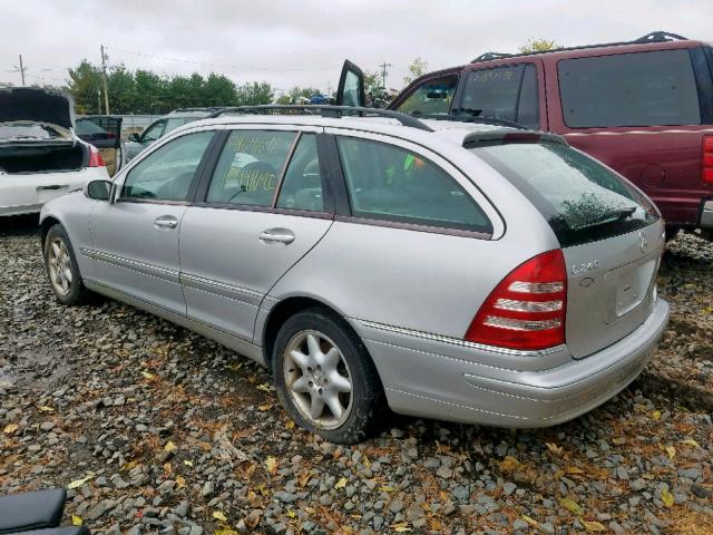 WDBRH81J53F384251 - 2003 MERCEDES-BENZ C 240 SPOR GRAY photo 3