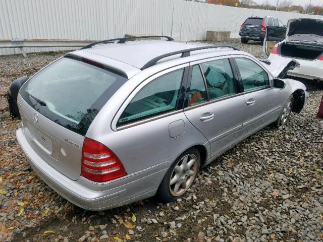 WDBRH81J53F384251 - 2003 MERCEDES-BENZ C 240 SPOR GRAY photo 4