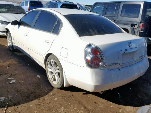 1N4BL11D35C172669 - 2005 NISSAN ALTIMA SE WHITE photo 3