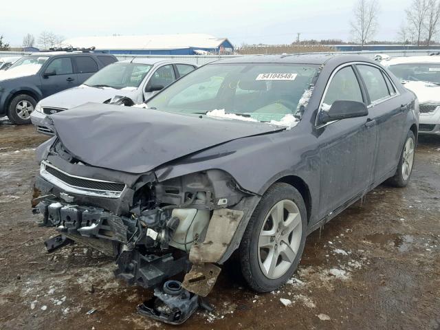 1G1ZB5EB3A4148459 - 2010 CHEVROLET MALIBU LS 灰色 照片 2