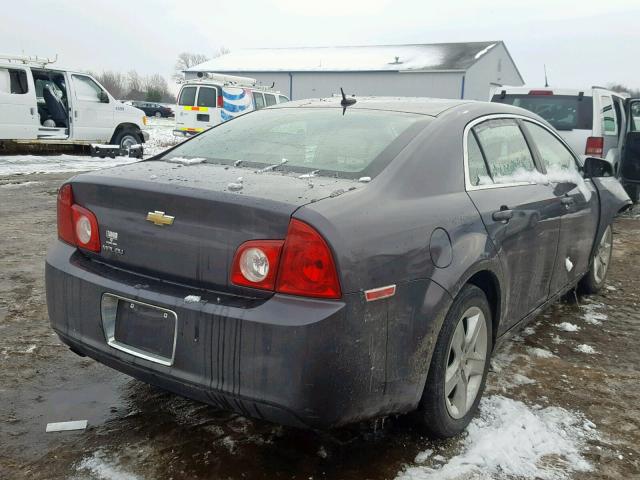 1G1ZB5EB3A4148459 - 2010 CHEVROLET MALIBU LS 灰色 照片 4
