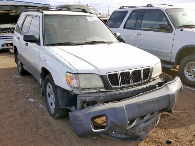 JF1SF63571H702486 - 2001 SUBARU FORESTER L WHITE photo 1