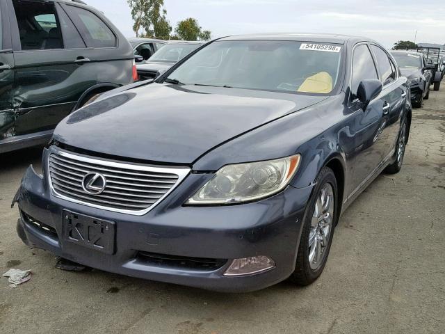 JTHBL46F985074582 - 2008 LEXUS LS 460 GRAY photo 2