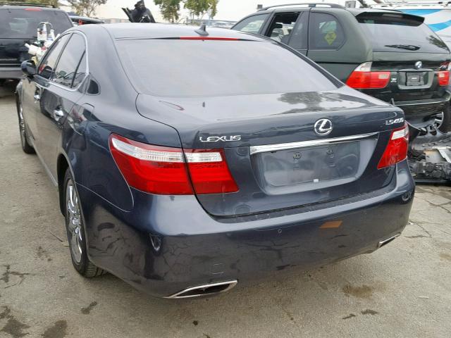 JTHBL46F985074582 - 2008 LEXUS LS 460 GRAY photo 3