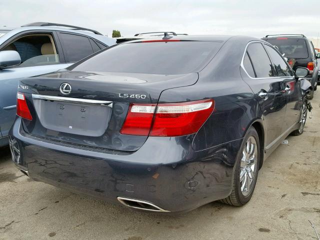 JTHBL46F985074582 - 2008 LEXUS LS 460 GRAY photo 4