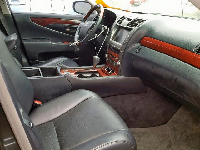 JTHBL46F985074582 - 2008 LEXUS LS 460 GRAY photo 5