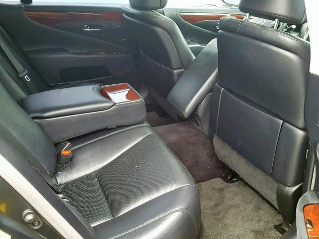 JTHBL46F985074582 - 2008 LEXUS LS 460 GRAY photo 6