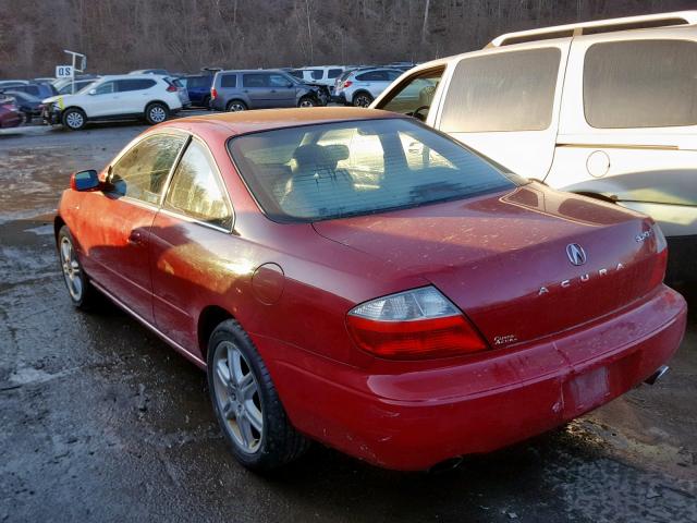 19UYA42613A013767 - 2003 ACURA 3.2CL TYPE RED photo 3
