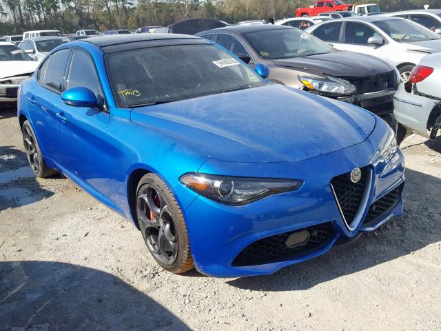 ZARFAECN3J7575073 - 2018 ALFA ROMEO GIULIA TI BLUE photo 1